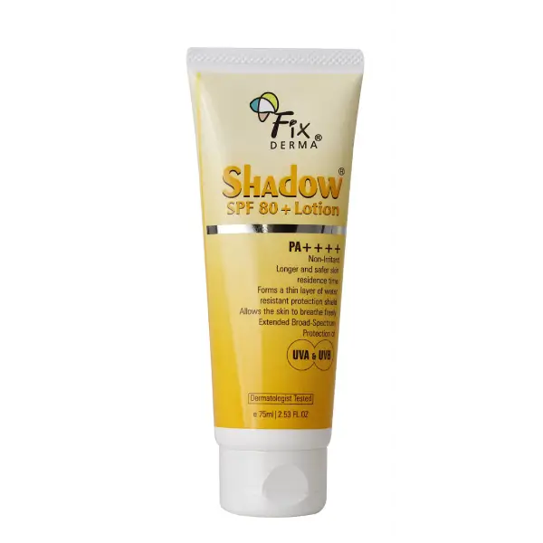 Fixderma Shadow Sunscreen Lotion SPF 80+